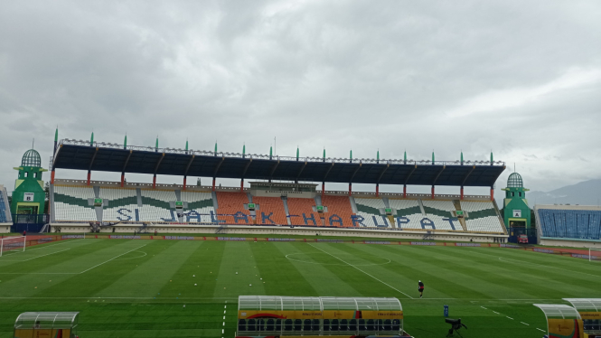 Stadion Si Jalak Harupat, Kabupaten Bandung (Foto: Dede Idrus) 