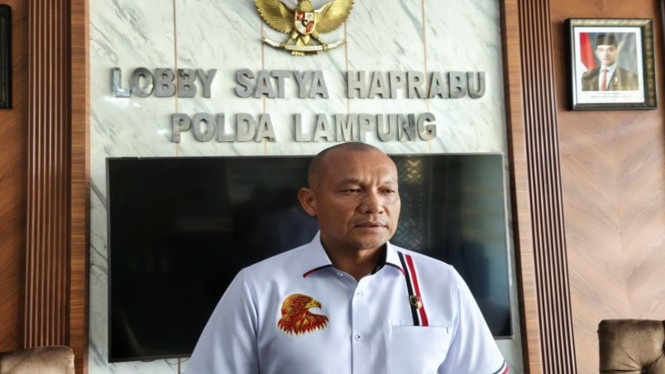 Direktur Reskrimum Polda Lampung Kombes Polisi Pahala Simanjuntak