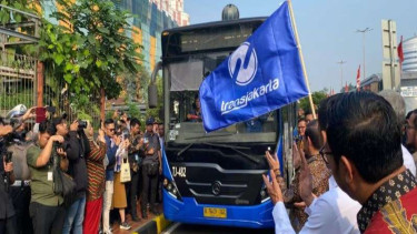 Pemerintah Provinsi DKI meresmikan Transjabodetabek rute P11 Bogor-Blok M.