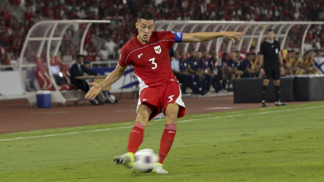 Jay Idzes, Indonesia vs China di Kualifikasi Piala Dunia 2026
