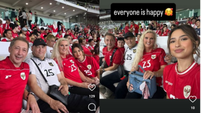 Jennifer Coppen bersama keluarga Justin Hubner