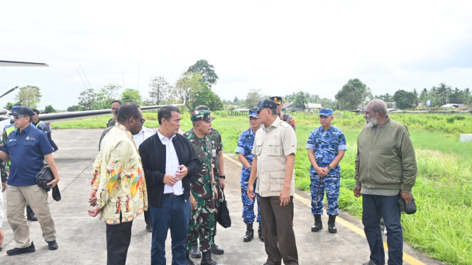Menteri Pertahanan RI Sjafrie Sjamsoeddin.
