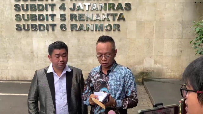 Ade Darmawan di Polda Metro Jaya (dok. istimewa)