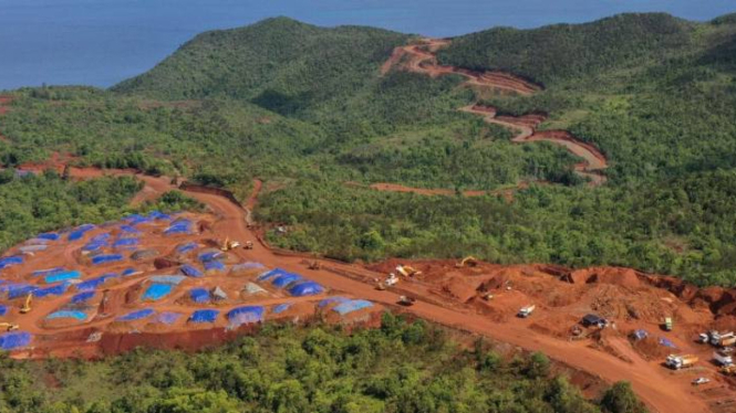 Aktivitas tambang nikel di Raja Ampat, Papua Barat Daya