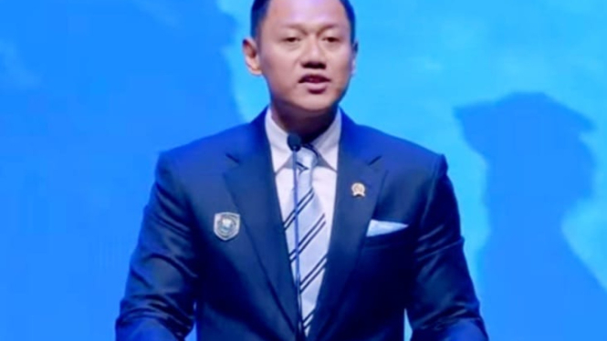 [Menteri Koordinator Bidang Infrastruktur dan Pembangunan Kewilayahan, Agus Harimurti Yudhoyono (AHY), di acara 'International Conference on Infrastructure' (ICI) 2025 di kawasan Senayan, Jakarta Pusat, Rabu, 11 Juni 2025]