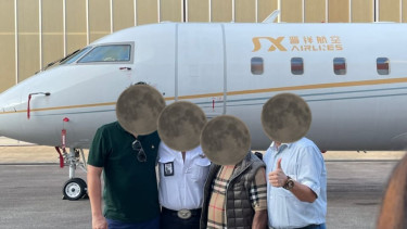 Diduga jet pribadi yang dibeli menggunakan dana operasional Papua yang merugikan negara Rp1,2 triliun. (Ist)