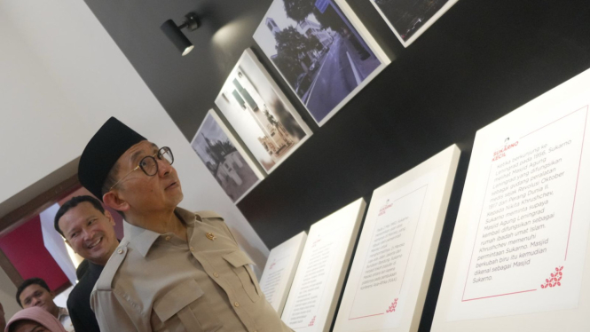 Menteri Kebudayaan Republik Indonesia, Fadli Zon Meresmikan Galeri Soekarno Kecil