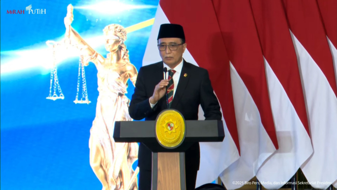 Ketua Mahkamah Agung (MA) Sunarto (Tangkapan Layar YouTube Sekretariat Presiden)