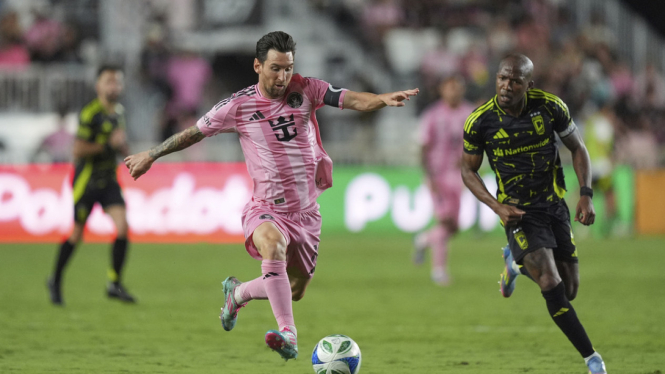 Pemain Inter Miami Lionel Messi