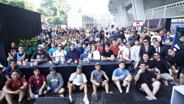Nobar final NBA di GBK