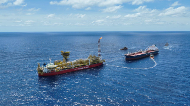 Lapangan Migas Forel di South Natuna Sea Block B yang dikelola Medco Energi