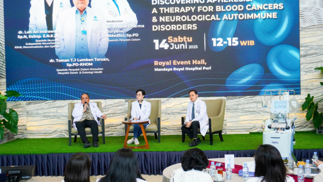 Peluncuran layanan terapi apheresis di Mandaya Royal Hospital Puri