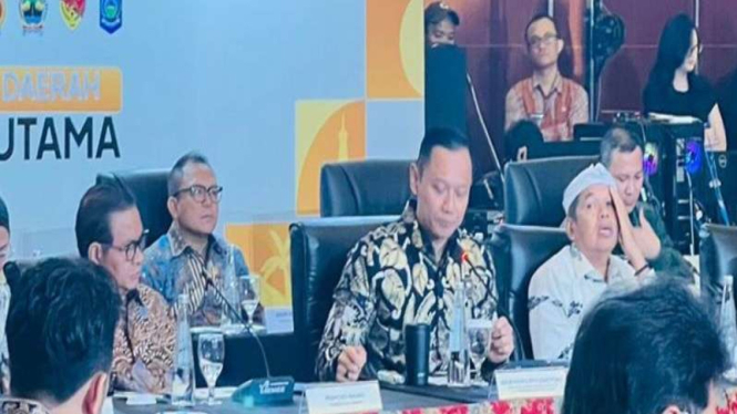 Menko Bidang Infrastruktur dan Pembangunan Kewilayahan Agus Harimurti Yudhoyono.