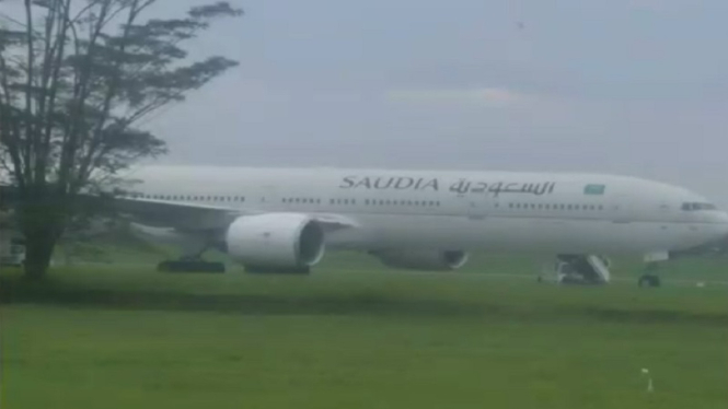 Maskapai Saudi Airlines mendarat darurat di Bandara Kualanamu, Deliserdang