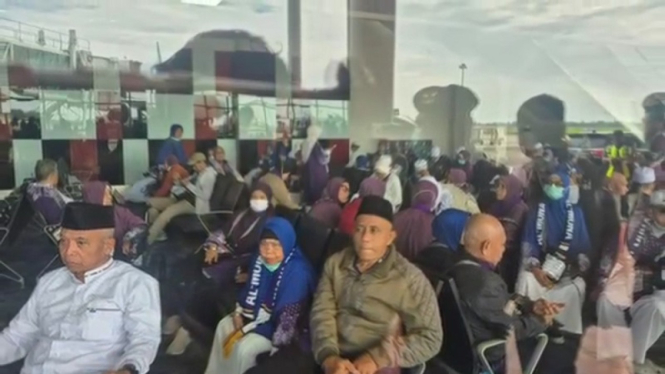 Pesawat Saudi Airlines yang diancam bom di Kualanamu mengangkut jemaah haji