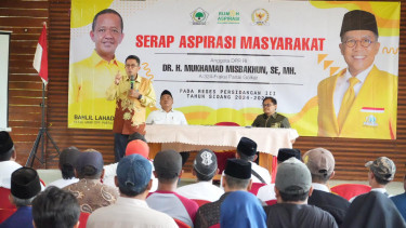 Politisi Partai Golkar, Mukhamad Misbakhun di Dapilnya