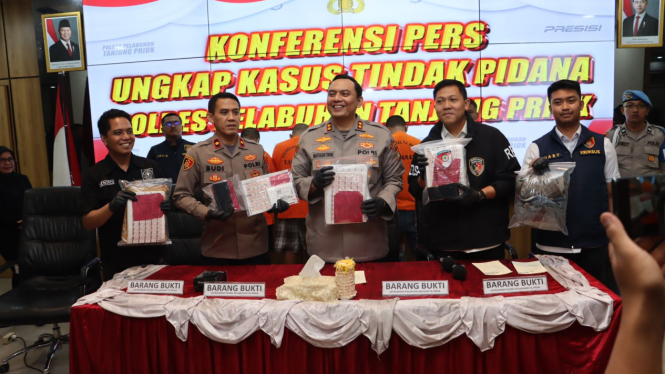Konferensi pers kasus meterai palsu (Dok. istimewa)