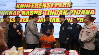 Konferensi pers kasus pembunuhan (dok. istimewa)