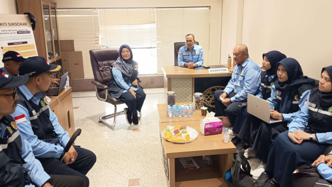 Kasektor 1 Djumadi Wali rapat persiapan kedatangan jemaah gelombang 2 di Madinah