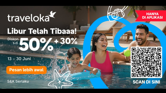 Promo libur sekolah dari Traveloka