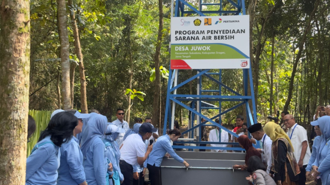 Peresmian Program Penyediaan Sarana Air Bersih