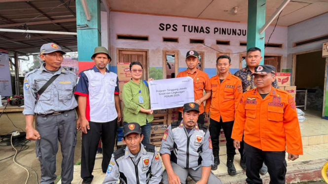 Peruri kirim bantuan ke Purwakarta