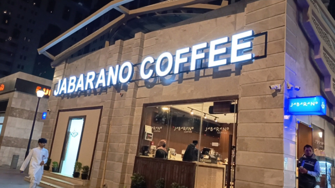 Jabarano Coffee dekat Masjid Nabawi, Madinah
