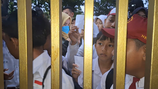 Ratusan calon murid baru di Brebes Jawa Tengah