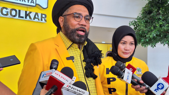 Ketua Bidang Kebijakan Politik Luar Negeri dan Hubungan Internasional DPP Partai Golkar, Ali Mochtar Ngabalin