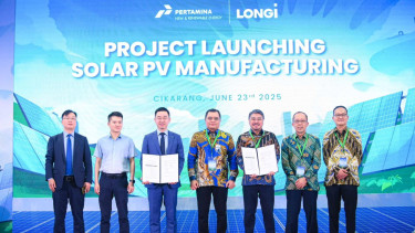 Pertamina NRE meluncurkan proyek manufaktur panel Surya (Photovoltaic/PV)
