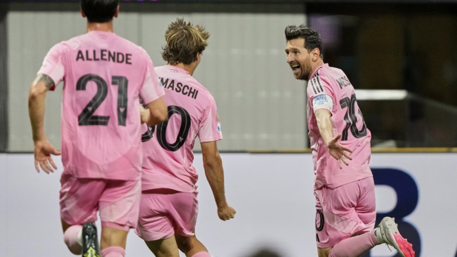 Pemain Inter Miami Lionel Messi