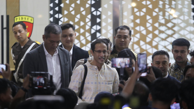 Nadiem Makarim penuhi panggilan pemeriksaan Kejagung