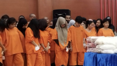 Sejumlah tersangka diamankan dari kasus narkotika selama April-Juni 2025