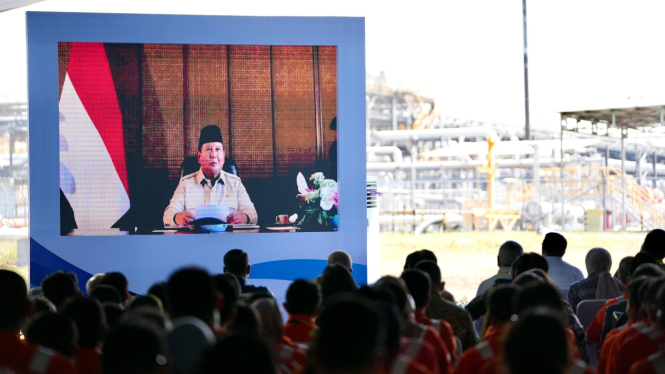 Presiden Prabowo meresmikan pengoperasian peningkatan produksi minyak