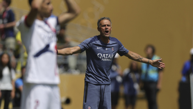 Pelatih PSG, Luis Enrique