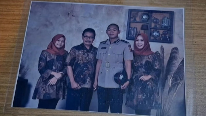 Foto Briptu Priyo Budiharto, anggota Brimob yang tewas tertimpa pohon