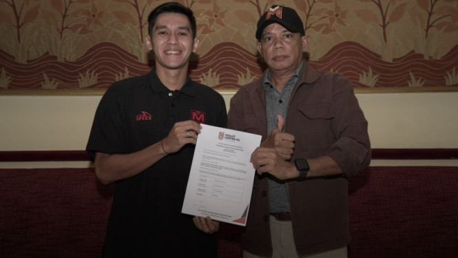 Septian David Maulana resmi bergabung dengan Malut United