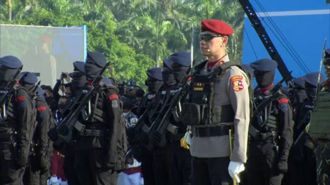 Komandan Upacara HUT Bhayangkara ke-79 Irjen Pol Dadang Hartanto