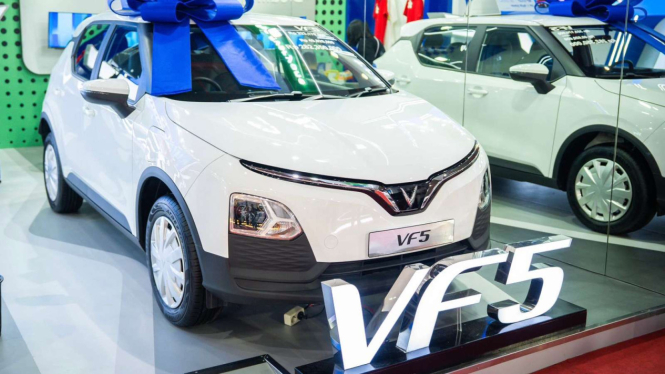 VinFast VF 5 di Jakarta Fair Kemayoran