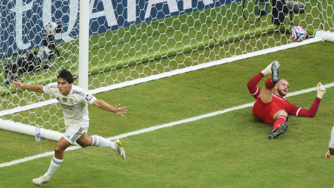 Pemain Real Madrid Gonzalo Garcia