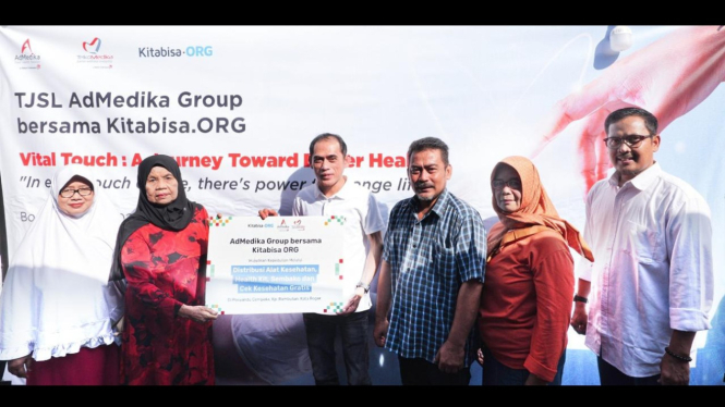 TJSL AdMedika Group bersama Kitabisa.ORG