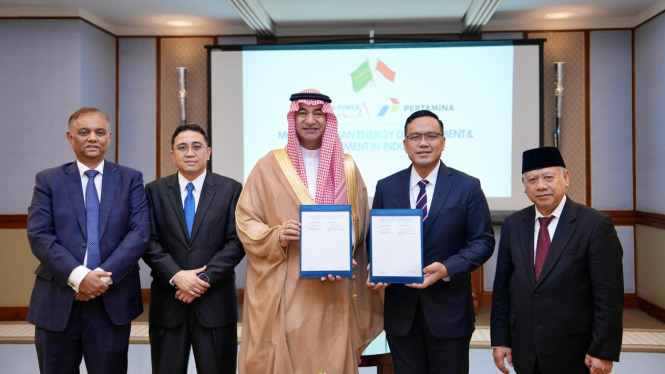 Pertamina menyepakati kerjasama dengan ACWA Power Arab Saudi