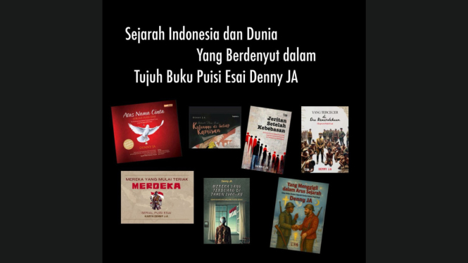 Denny JA menghadirkan 7 buku puisi esai