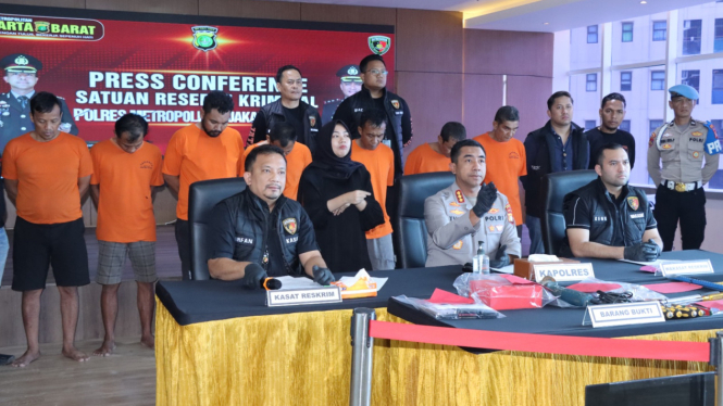 Konferensi pers kasus sindikat rumah kosong (dok. istimewa)