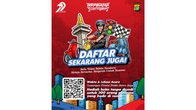 Polda Metro Jaya menggelar Bhayangkara Scooter Days