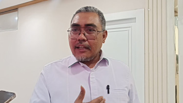 Ketua Fraksi Partai Kebangkitan Bangsa (PKB), Jazilul Fawaid di Kompleks Parlemen, Senayan, Jakarta Pusat 