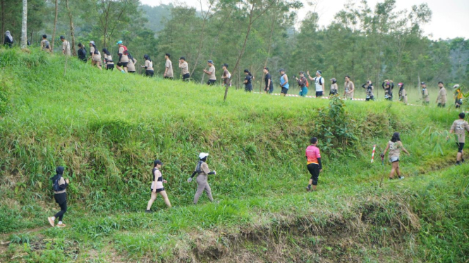 Avoskin Trail Run 2025 di kaki Gunung Merapi, Yogyakarta. 