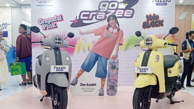 Booth Yamaha di Jakarta Fair