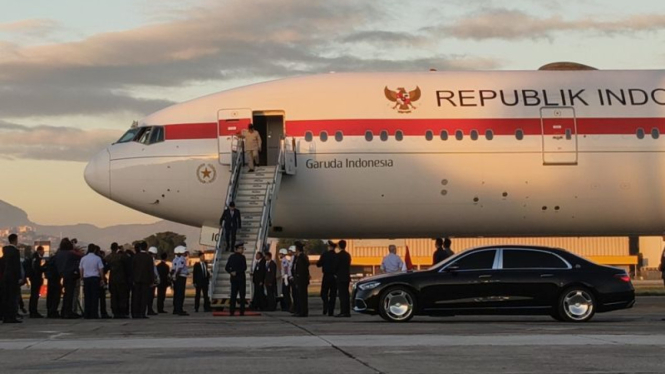 Presiden Prabowo Subianto tiba Brasil untuk menghadiri KTT BRICS