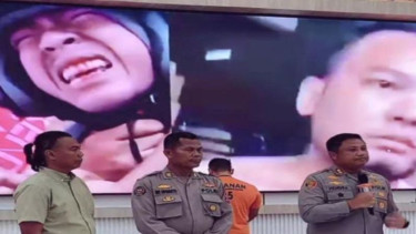 Polisi merilis kasus penganiayaan yang dilakukan ASN terhadap kurir.
